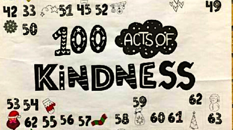 100 Acts of Kindness Poster