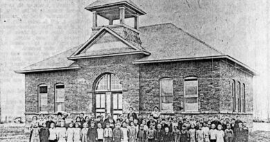 An old image of a Jameston School