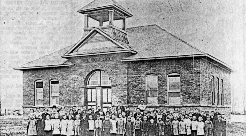 An old image of a Jameston School