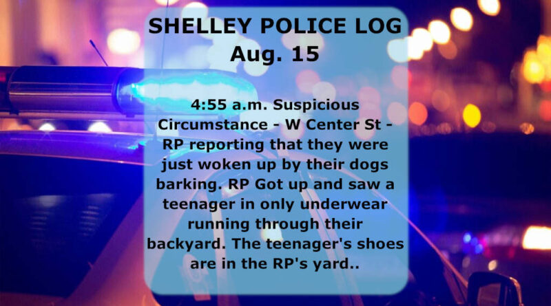 A police report on August 15