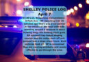 Shelley Police Log: April 6-12