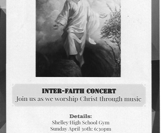 Inter-faith Concert flyer